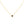 FX0285 925 Sterling Silver Cubic Zirconia Bezel Minimalist Necklace