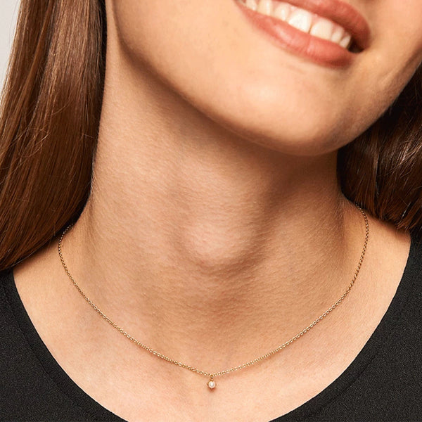 FX0266 925 Sterling Silver Pearl Necklace