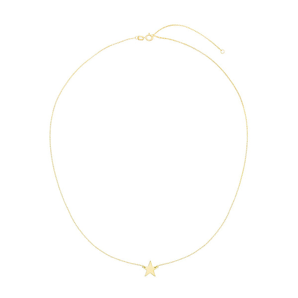 FX0185 925 Sterling Silver Star Necklace