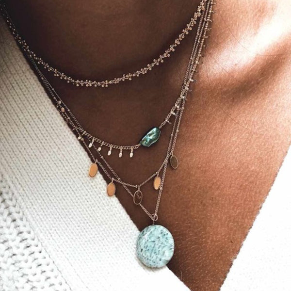 FX0177 925 Sterling Silver Coin Necklace