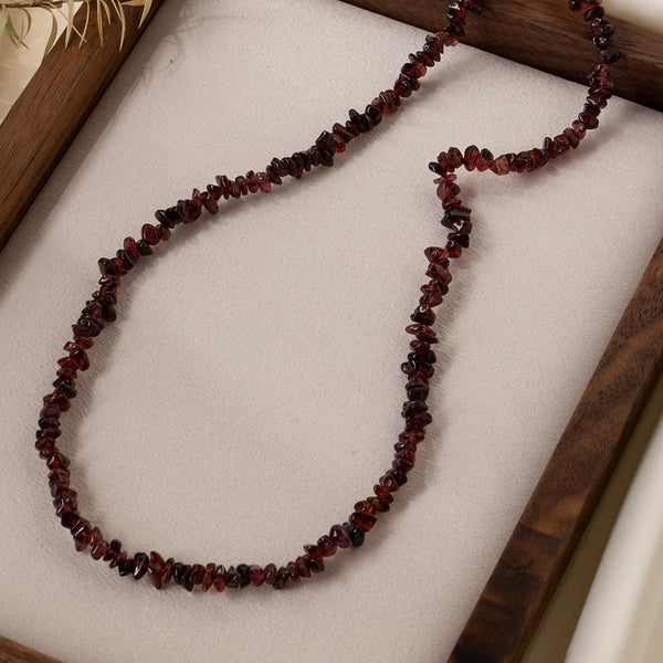 FX0824 Garnet Stockable Necklace