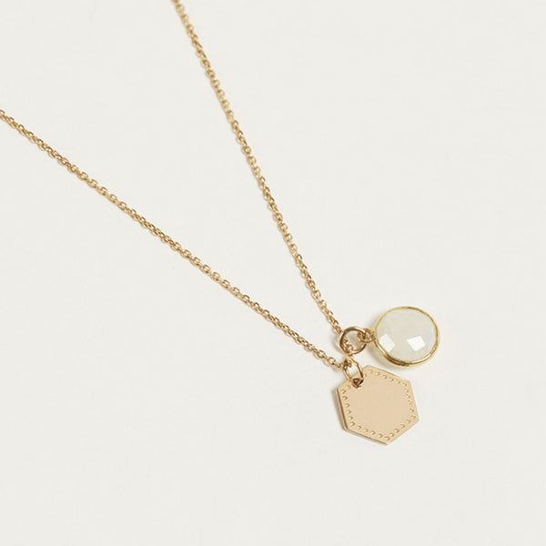 FX0156 White Onyx Necklace