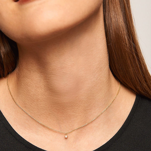 FX0266 925 Sterling Silver Pearl Necklace