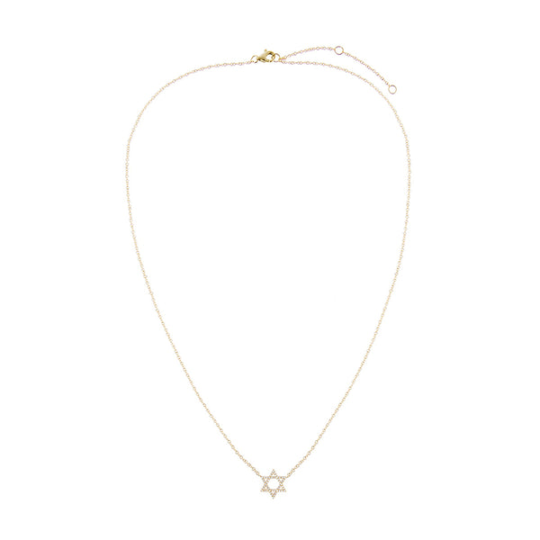 FX0230 925 Sterling Silver Star Necklace