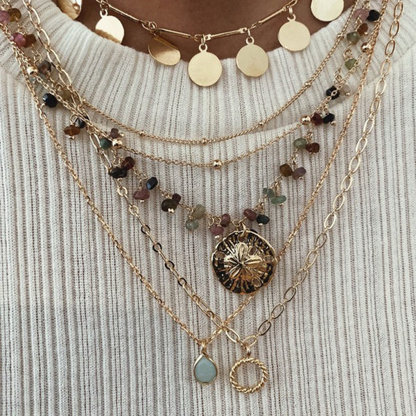 FX0168 925 Sterling Silver Simple Ring Necklace