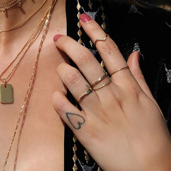 FJ0031 925 Sterling Silver Boyfriend Signet Ring