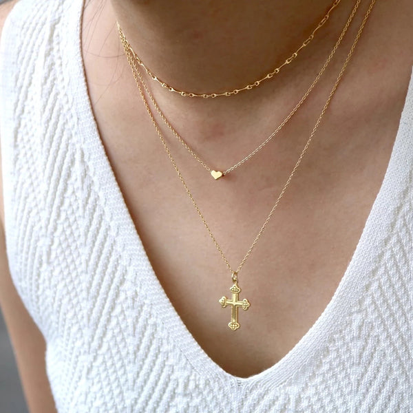 FX0023 925 Sterling Silver Heart Necklace