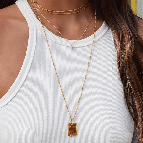 FX0064 925 Sterling Silver Mystic Spike Necklace