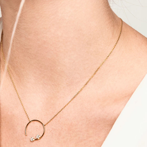 FX0267 925 Sterling Silver Trendy Pendant Necklace