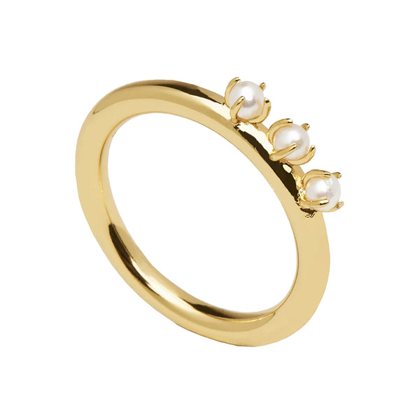 FJ0235 925 Sterling Silver Pearl Ring