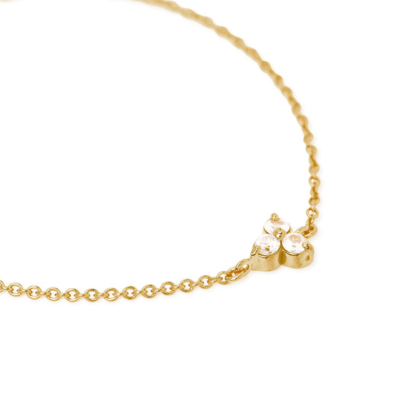 FS0104 925 Sterling Silver Lotus Bracelet