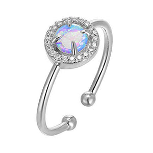 GG1026 925 Silver Claw Open Open Ring