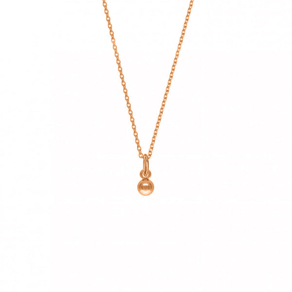 FX0018 925 Sterling Silver mini gold ball choker Necklace