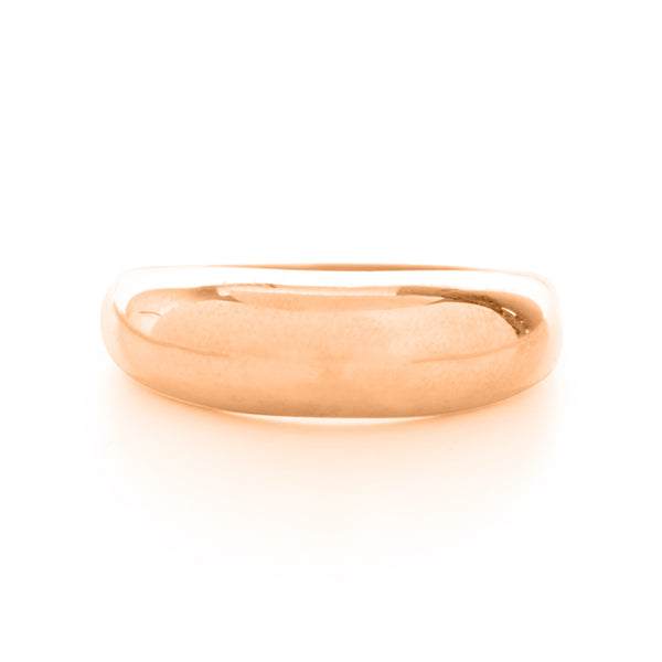 FJ0253 925 Sterling Silver Dome Ring