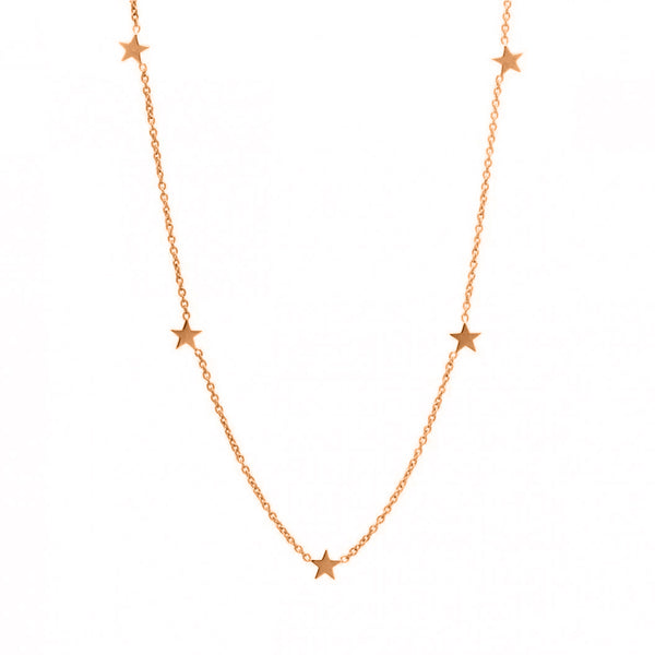 FX0012 925 Sterling Silver Superstar Choker Necklace