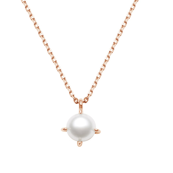 FX0266 925 Sterling Silver Pearl Necklace
