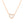 FX0289 925 Sterling Silver Heart Necklace