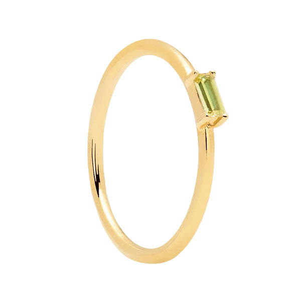 FJ0206 925 Sterling Silver Crystal Ring