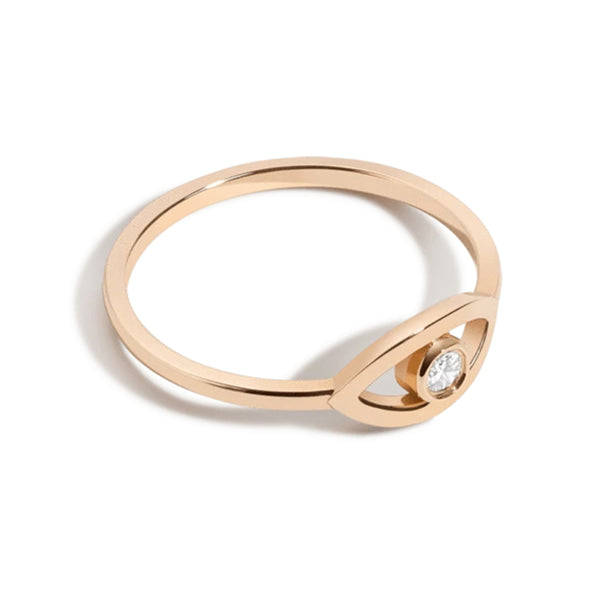 FJ0056 925 Sterling Silver Lucky Eye Ring