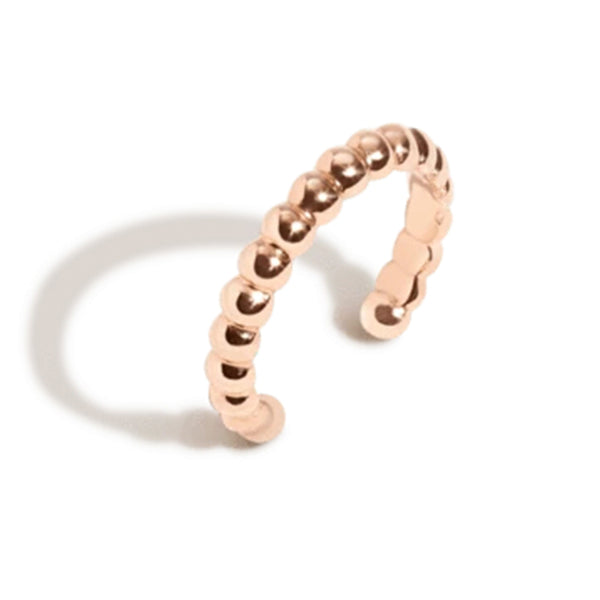 FE0250 925 Sterling Silver Mini Circle Ear Cuff