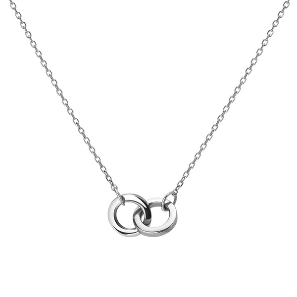 FX0076 925 Sterling Silver Connection Circle Necklace