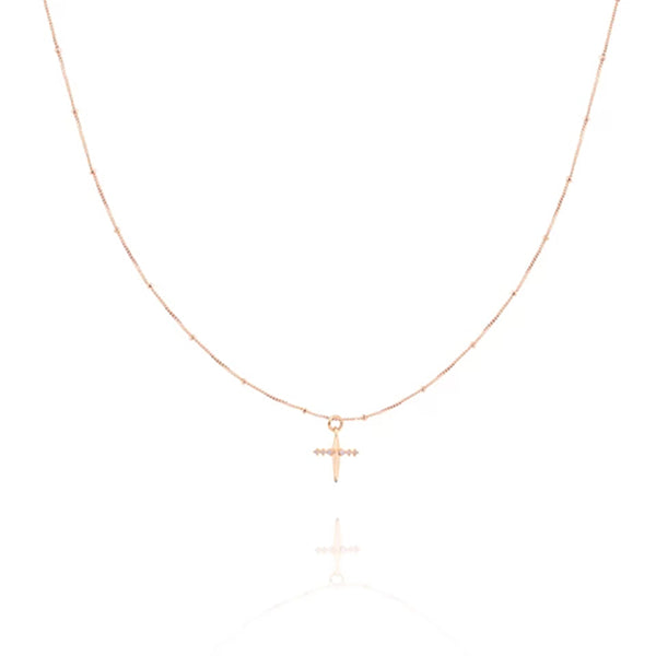 FX0055 925 Sterling Silver mystic cross Necklace