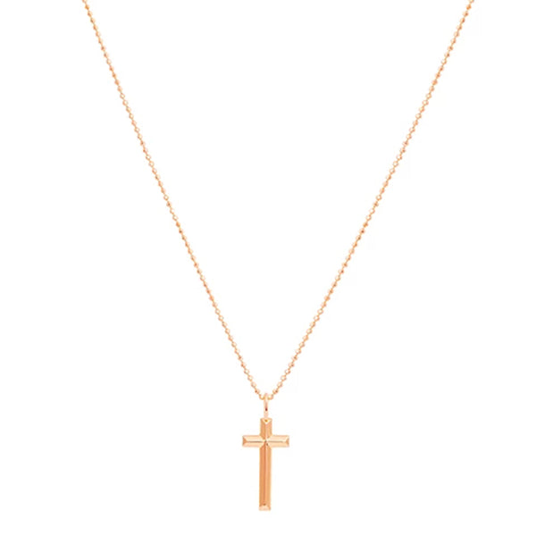 FX0057 925 Sterling Silver boyfriend cross Necklace