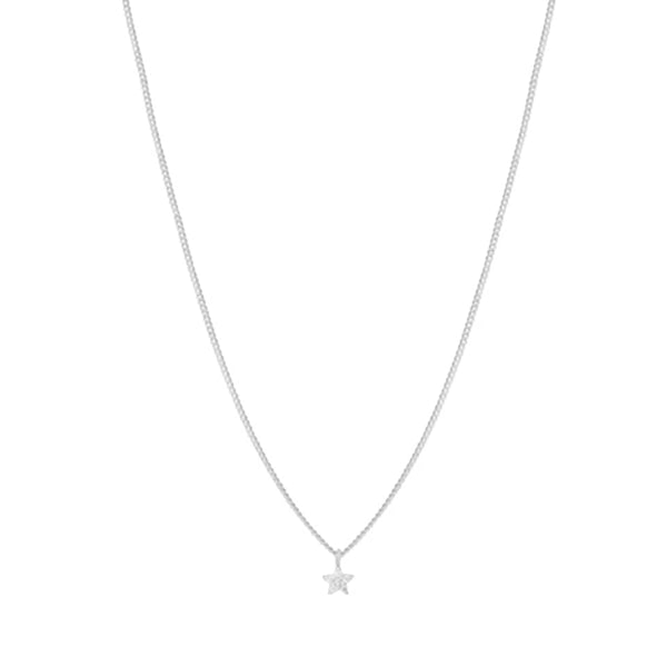 FX0045 925 Sterling Silver Mystic Star Necklace
