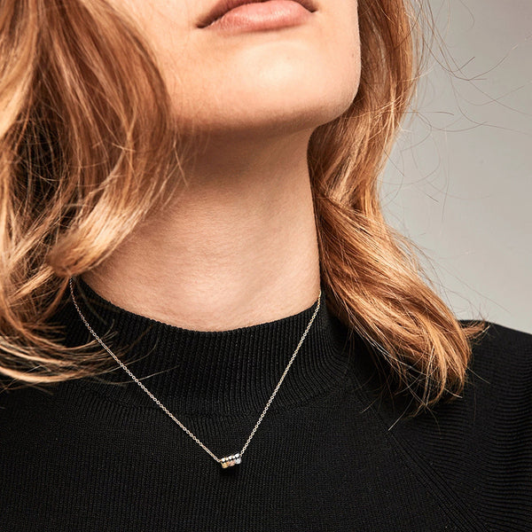 FX0268 925 Sterling Silver Trilogy Necklace