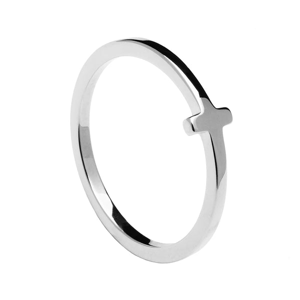 FJ0218 925 Sterling Silver Mini Stick Ring