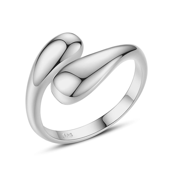 FJ0005 925 Sterling Silver Wedding Band Finger Ring