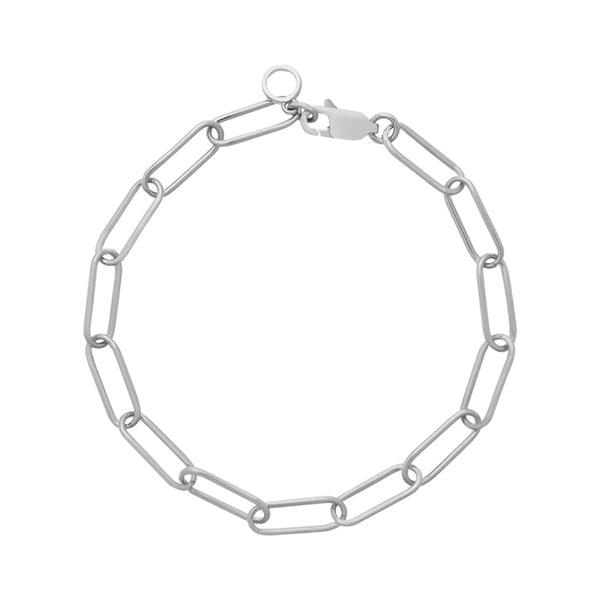 FS0112 925 Sterling Silver Bold Link Chain Bracelet
