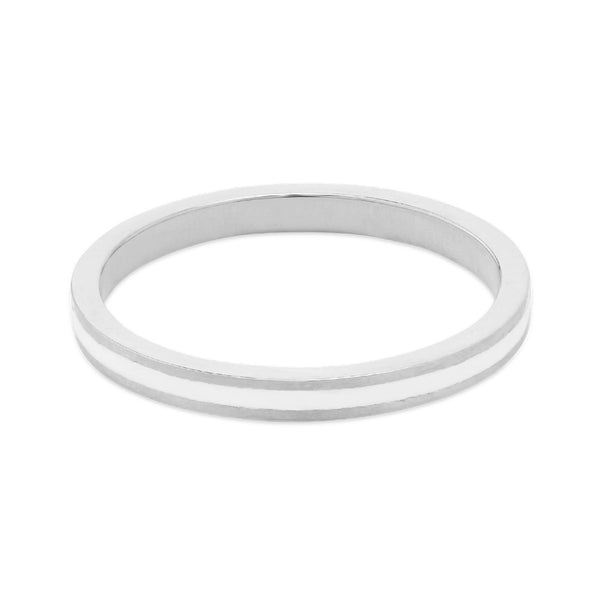 FJ0248 925 Sterling Silver Simple Ring