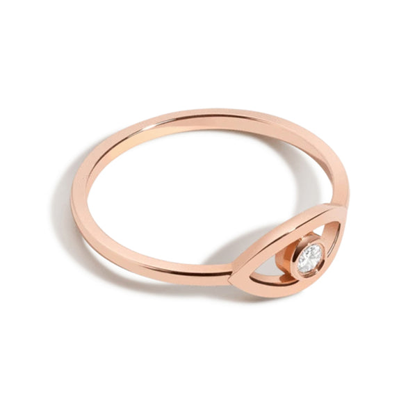 FJ0056 925 Sterling Silver Lucky Eye Ring