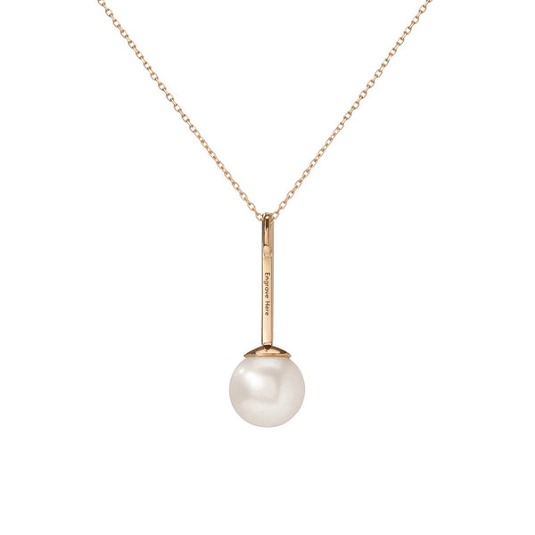FX0096 925 Sterling Silver Pearl Pendant Necklace