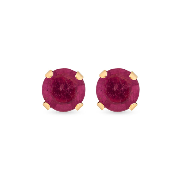 FE1553 925 Sterling Silver Birthstone Stud Earrings