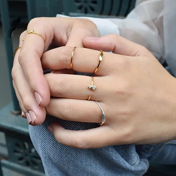 FJ0030 925 Sterling Silver Boyfriend Band Ring