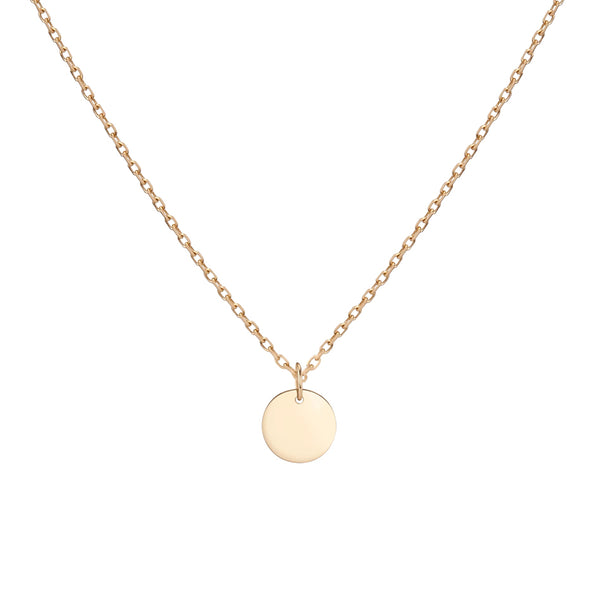 FX0071 925 Sterling Silver Large Coin Pendant Necklace