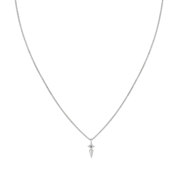 FX0064 925 Sterling Silver Mystic Spike Necklace
