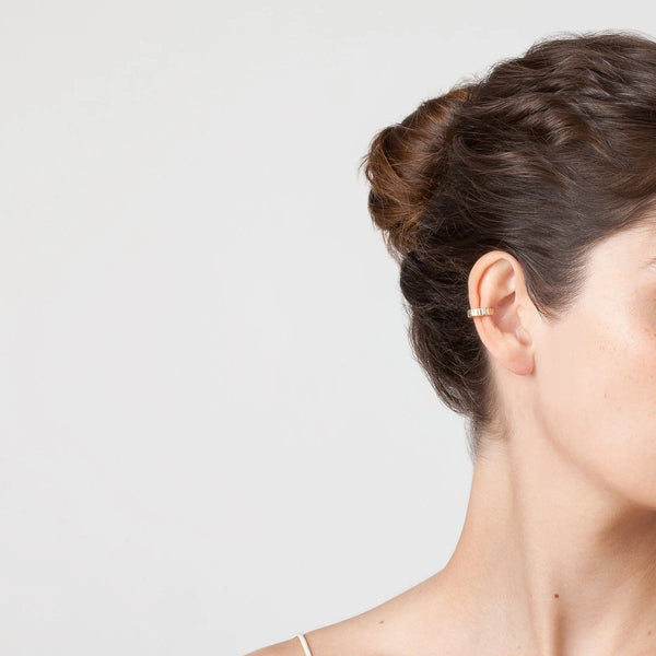 FE0264 925 Sterling Silver Infinity Ear Cuff Earrings