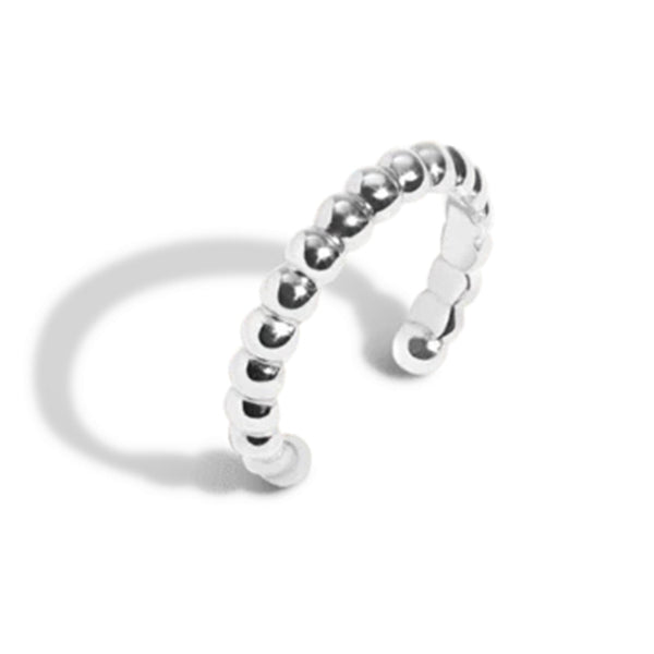 FE0250 925 Sterling Silver Mini Circle Ear Cuff