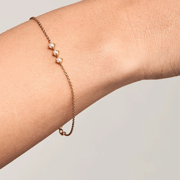 FS0097 925 Sterling Silver Pearl Bracelet