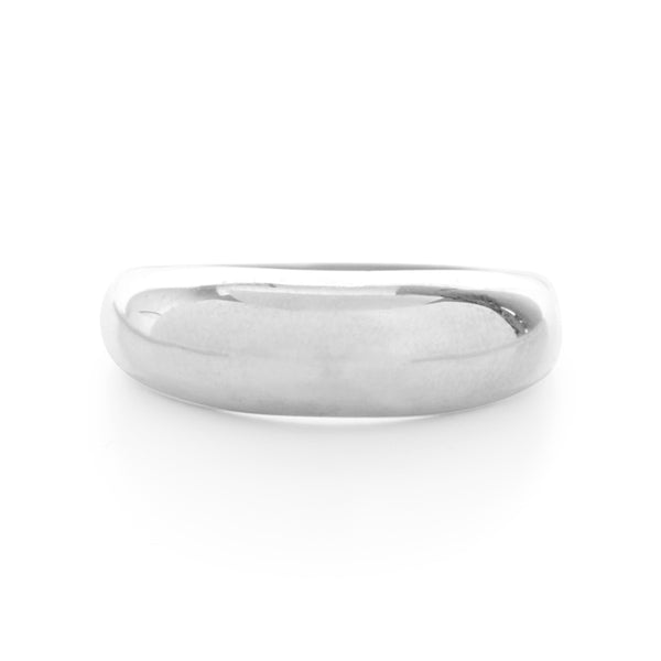 FJ0253 925 Sterling Silver Dome Ring