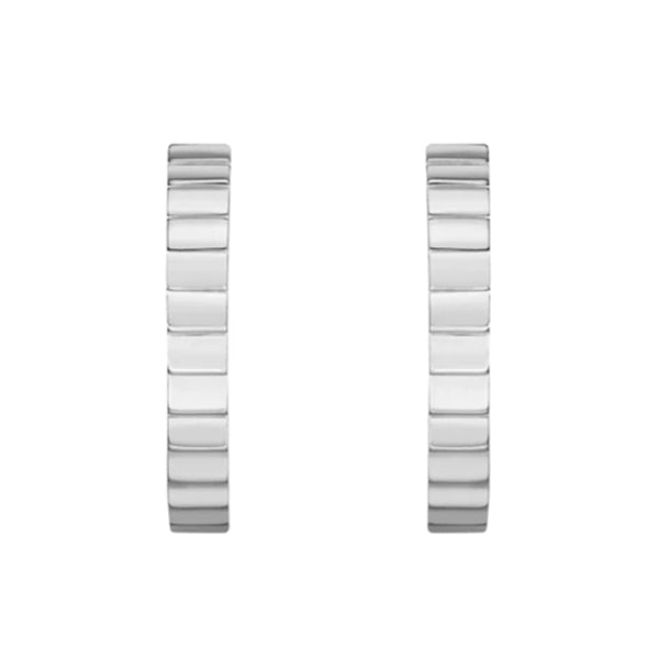 FE0243 925 Sterling Silver Infinity Hoop Earrings