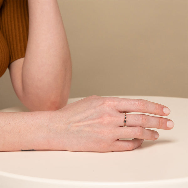 FJ0245 925 Sterling Silver Star Ring