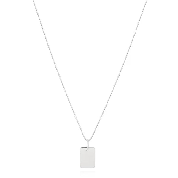 FX0049 925 Sterling Silver basic medium necklace