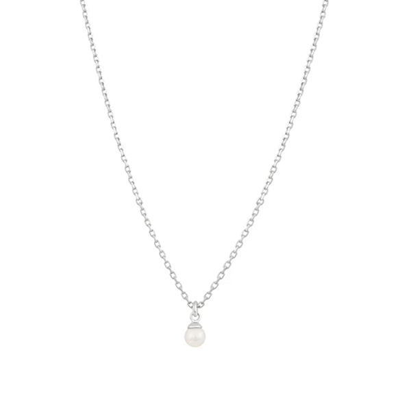 FX0046 925 Sterling Silver Pearl Pendant Necklace