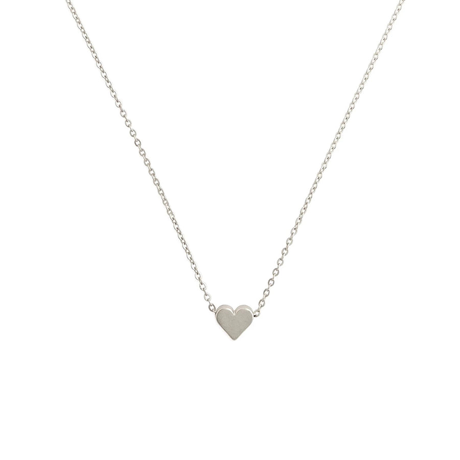 FX0023 925 Sterling Silver Heart Necklace