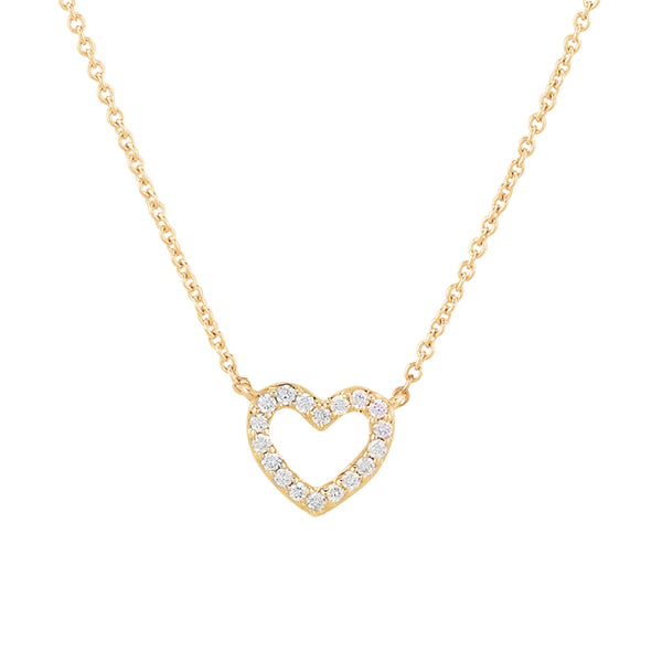 FX0289 925 Sterling Silver Heart Necklace