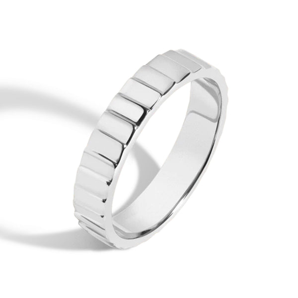 FJ0058 925 Sterling Silver Infinity Band Ring